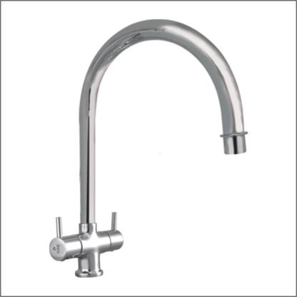 ESSE18 FT20-113#4 Brass Center Hole Basin Mixer in Long Swivel Spout with Quarter Turn Faucet Set