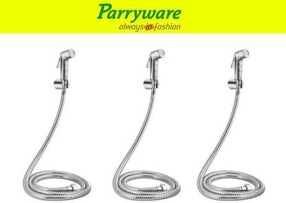 Parryware ABS Health Faucet with Hook and 1.5 mtr. SS Hose Pipe splash set of 3 pic 362 Faucet Set