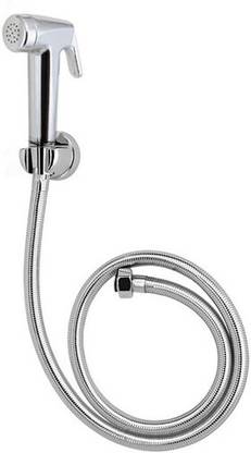 Parryware Uno ABS Health Faucet with Hook and 1 m SS Hose Pipe set of 1 pic 017 Faucet Set
