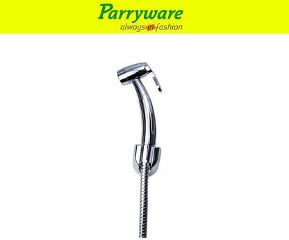 Parryware Coral Neo ABS Health Faucet with Hook and 1.5 mtr. SS Hose Pipe set of 1 pic 321 Faucet Set