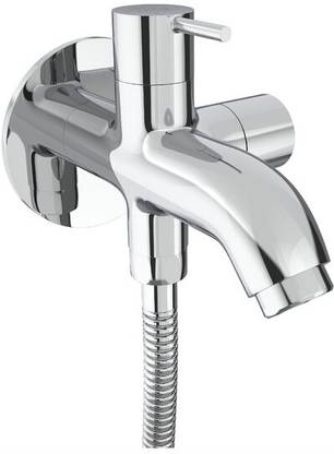 GLOXY Brass 2-Way Tap Bib Cock Double Handle Attachment of Health Faucet | Hand Shower Faucet Set