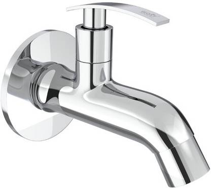 GLOXY Brass Short Body Bib Cock Tap with Wall Flange Faucet for Quarter & Bathroom Faucet Set