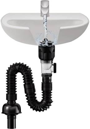 Zibuyu Sink Drain Kit Kitchen Sink Drain Pipe Kit Expandable Sink Drain Pipe Tube Faucet Set