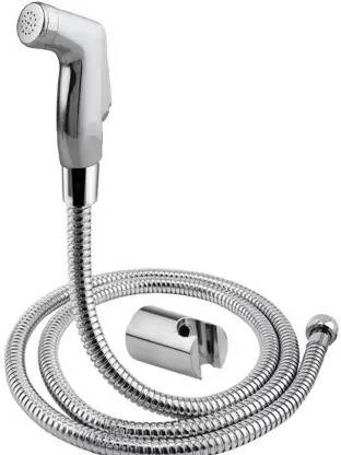 fastgear by Fastgear Health Faucet Push Button Type PVC/ABS Chrome Plated with pipe and Hook Faucet Set