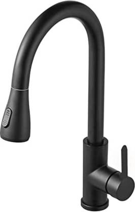 ShreeRam Traders Pull Out kitchen Sink Mixer TAP & Dual function hot & cold water 360 SS 304 Faucet Set