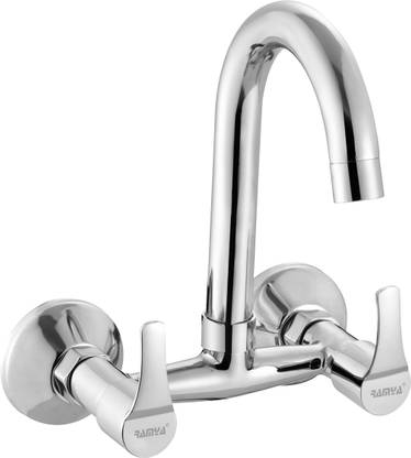 Ramya Spark Sink Mixer Tap For Bathroom and Kitchen Chrome Finish Kitchen Mixer Faucet
