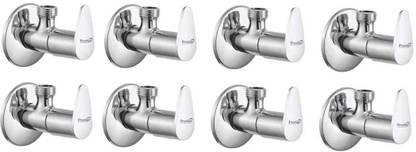 Prestige Premium quality Stainless steel Jazz Angle Valve -Set of 8 Bib Tap Faucet