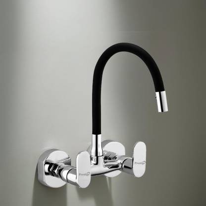 Prestige Ocean Brass Sink with Flexible Swivel Spout with Hot & Cold Water Feature Kitchen Mixer Faucet