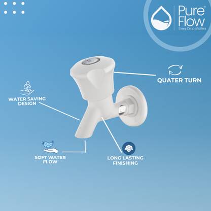 PureFlow DESIGNER COLLECTION PPCP material Bib Tap Faucet