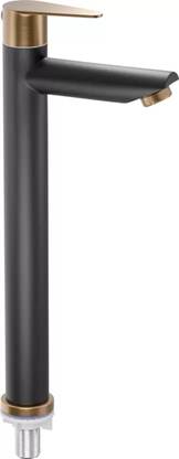 ZAIVI SS-304 Tall Pillar Cock Tap 12 Inches Long Body (Black Bronze) Extended Bathroom Tap for ...
