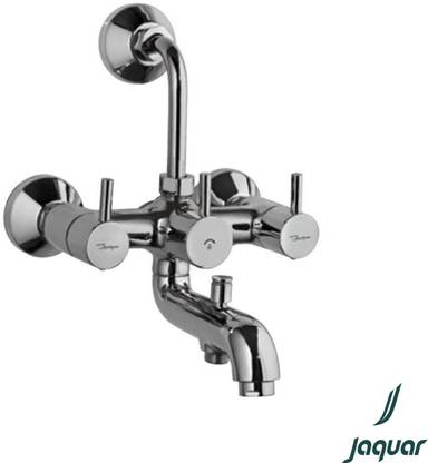 Jaquar with 115mm Bend Pipe, Connecting Legs & Wall Flange | FLR-CHR-5281N with 115mm Bend Pipe, Connecting Legs & Wall Flange | FLR-CHR-5281N Mixer Faucet