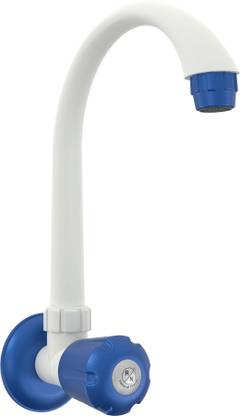 R. N. by RN RNSUP02A09 PTMT Plastic 360° Swivel Spout Sink Tap for Kitchen Sink, Wash basin Cold Water Basin Mixer Faucet