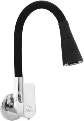 Tapglow by Brass sink tap Aria Brass Dual Flow Sink Tap with 360 degree swivel spout Black Dual Flow Sink Tap Sink Tap Faucet