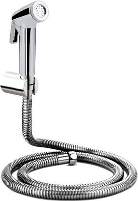 KURIC ABS Health Faucet with 1 Mtr Hose Pipe and Wall Hook, Toilet Bidet Sprayer Set Faucet for Toilet, Jet Spray for Toilet, Health Faucet Set, Toilet Shower Faucet Health  Faucet