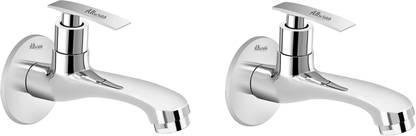 Alturas by Clinton Brass Ocean Long Body for Bathroom, Water Tap Chrome Finish (Set of - 2) Bib Tap Faucet