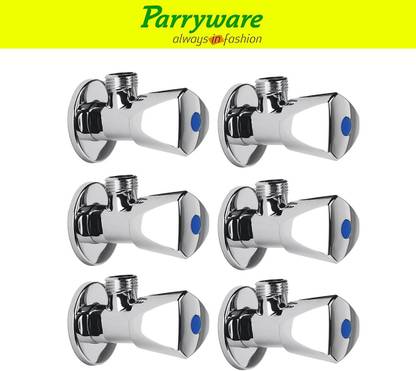 Parryware Trigon Brass angle valveTap set of 6 pic 143 Trigon brass angle valveTap with wall flange Angle Valve Faucet