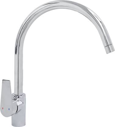 RESPITE UNIX Brass Single Lever Sink Hot and Cold Mixer Spout Chrome (UNIX BIG) Spout Faucet