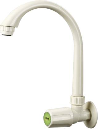 Lipka 920B Royal Collection PTMT Sink Cock (Ivory Colour) | Suitable For Kitchen Sink Pillar Tap Faucet