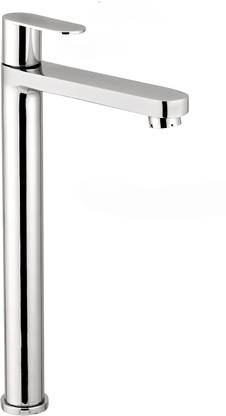 CARNIVAL Premium Quality Brass Tall Pillar Cock Tap For Wash Basin | 10" Inch Extended Tall Body Basin Pillar Tap for Wash Basin with Chrome Finish| Counter Table Top Pillar Tap Faucet
