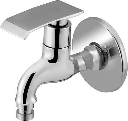 Prestige Qubix Washing Machine Bib Cock Pack Of 1 Finish Chrome platet Tap Made Of Brass Faucet Bib Cock Bathroom Tap Bib Tap Faucet