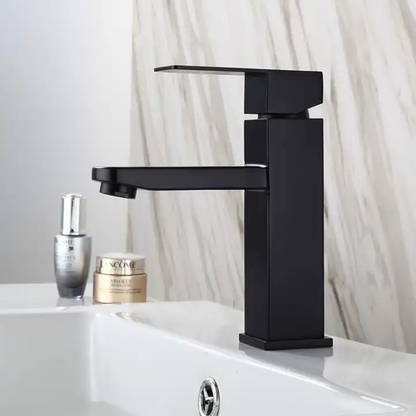 Nirant 7inchBasin Mixer Basin Mixer Tall Pillar Cock Tap (7 Inches) Basin Mixer Black Basin Mixer Faucet