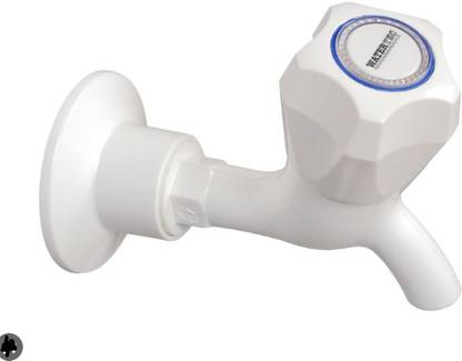 CKK by sds WATERTEC Engineering Polymer M Handle Bib Tap (White), Gloss, Glossy Bib Tap Faucet