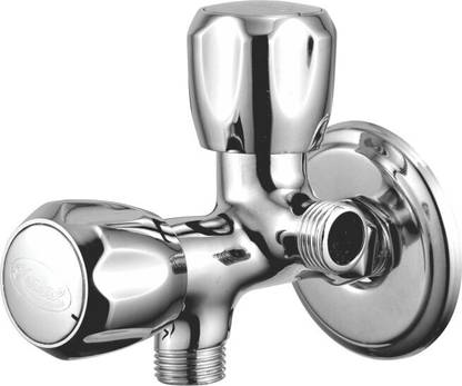 KAMAL Two In One Angle Cock - Crystal (CRL-3020) Twin Elbow Valve Faucet