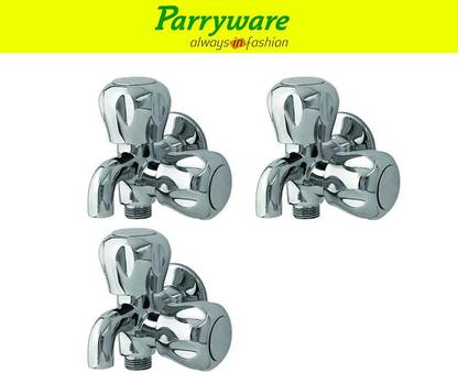 Parryware Jasper brass 2 in 1 bib tap set of 3 pic 105 Jasper two in one bib tap Bib Tap Faucet