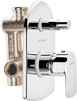 CERA - Single Level Diverter consisting of Exposed and Concealed Part Chrome Finished Diverter Faucet