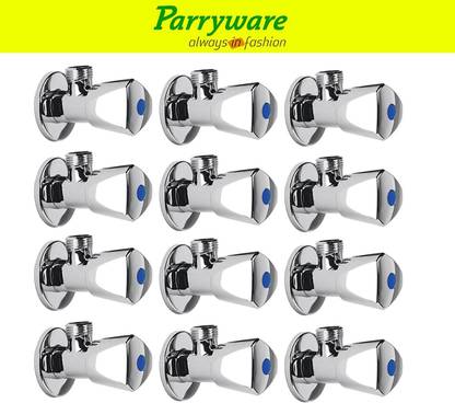 Parryware Trigon Brass angle valveTap set of 12 pic 318 Trigon brass angle valveTap with wall flange Angle Valve Faucet