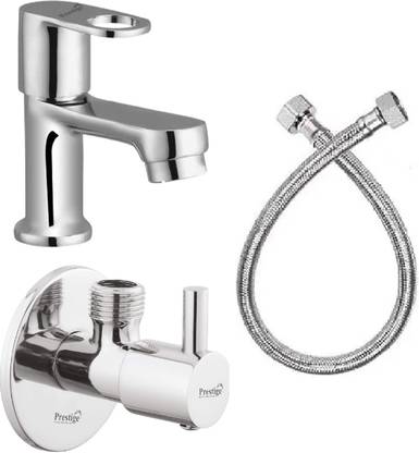 Prestige Max Pillar Tap| Turbo Angle Valve| with 24 Inch Connection PiPe Health  Faucet