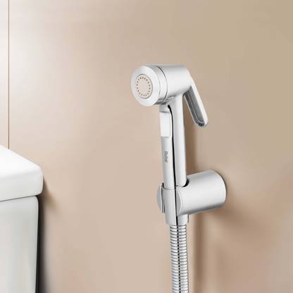 RUHE 18-0111 Health Faucet Lux & 1m Flexible hose pipe (Stretchable up to 1.2m) and hook Health  Faucet