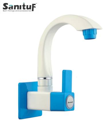 Sanituf SINK COCK 100 % PTMT || ISI Certified Regal Series || PTMT Plastic Kitchen Sink Tap Pillar Tap Faucet