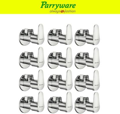 Parryware Uno Mini angle valveTap set of 12 pic 389 Uno Mini brass angle valveTap with wall flange Angle Valve Faucet