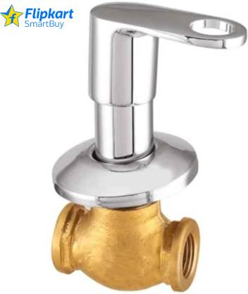 Flipkart SmartBuy 25mm Pure Brass Toilet Flush Valve with Teflon Tape & Adjustable Wall Flange Flush Valve for Toilet/Metropole Flush Valve Flush Valve Faucet