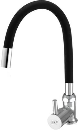 ZAP Brass Swan Neck With Flexible Swivel Silicon Spout/ Chrome Finish Kitchen Faucet Felix Sink Tap Faucet