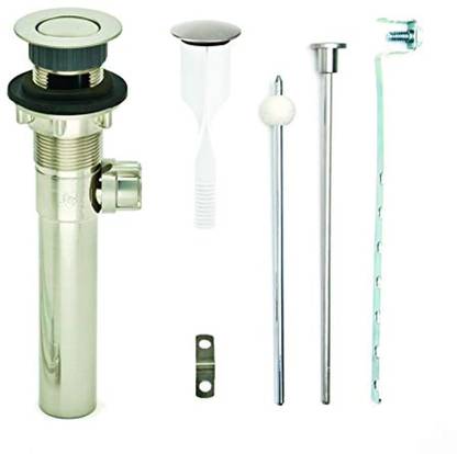 PF WaterWorks Pf0324 Bn Bn Clogfree Patented Never Clog Bathroom Sink/Lavatory Pop Up Drain Health  Faucet