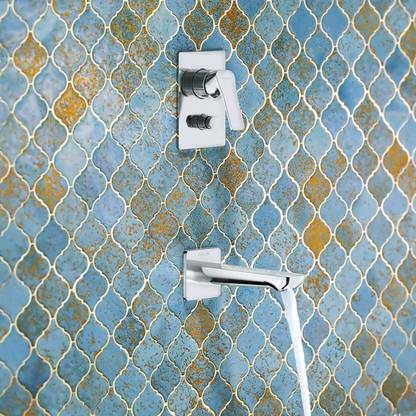 KOHLER by Kohler 27498IN-4FP-CP Fore Tri Aqua turbo 235 Recessed bath and Faucet Set