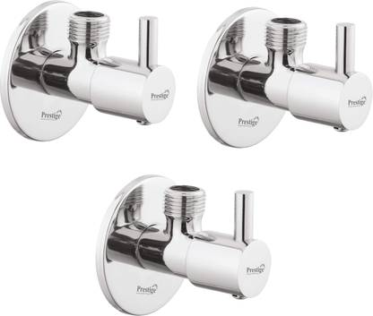 Prestige Premium quality Turbo Brass Angle Valve Tap-set of 3 Angle Cock Faucet