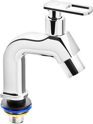 PIXAFLO Brass Pillar Cock Tap for Wash Basin (Chrome) META-A Meta-A Pillar Tap Faucet
