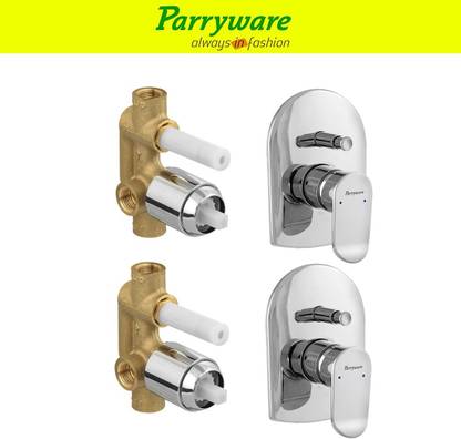 Parryware Alpha conceald diverter body + upper trim set of 2 pic 149 Alpha Diverter with upper trim Diverter Faucet