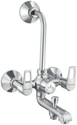 Parryware Espirion 3 In 1 Mixer Wall Mixer With Bend set of 1 pic 119 3 in 1 Wall Mixer With Bend and Wall Flange For Bathrroom Mixer Faucet