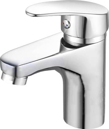 Fossa FSLF - 001 Taps for Bathroom Sink Chrome Basin Mixer Tap Brass Modern Single Handle Basin Mixer Faucet