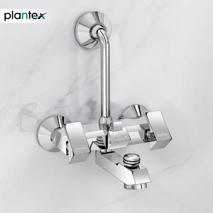 Plantex PRI-319 3in1 Telephonic Wall for Overhead Shower (Mirror-Chrome Finish) Mixer Faucet