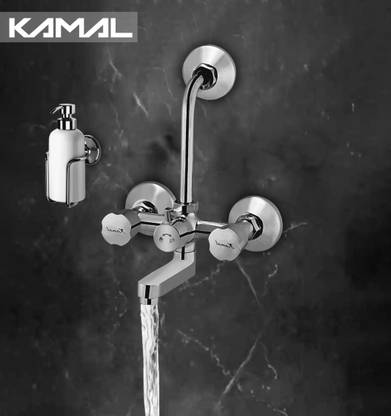KAMAL Wall Mixer Nexa Prime (With Provision for Overhead shower) Includes L-Bend & Connecting Legs | F920035 Lyra Mixer Mixer Faucet