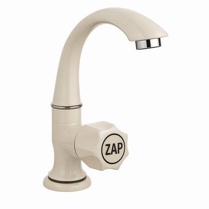 ZAP Felix Pvc Swan Neck Tap (With Foam Flow) For Kitchen/Bathroom Wash Basins Pillar Tap Mixer Faucet