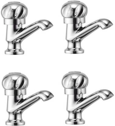 Oleanna MOON-OMNPC_SET4 Moon Pillar Cock For Wash Basin Pillar Tap Faucet (Pack of 4) Basin Mixer Faucet