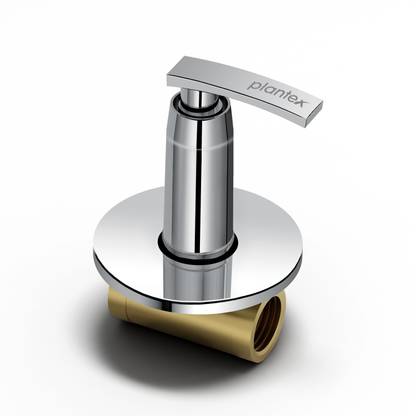 Plantex Pure Brass COL-1006 Concealed Stop Cock for flush - 15mm (Mirror-Chrome Finish) Stop Cock Faucet