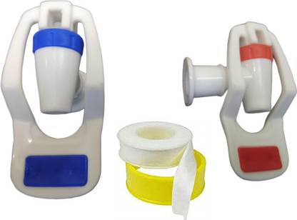 PBROS 2 Pcs Water Dispenser Tap Faucet Red & Blue Female Thread Bottled Water Dispenser