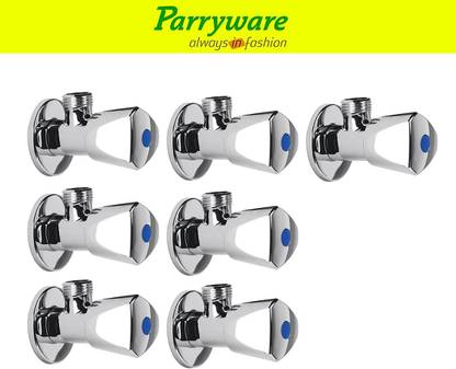 Parryware Trigon Brass angle valveTap set of 7 pic 132 Trigon brass angle valveTap with wall flange Angle Valve Faucet